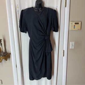 Vintage Argenti Black Silk Dress